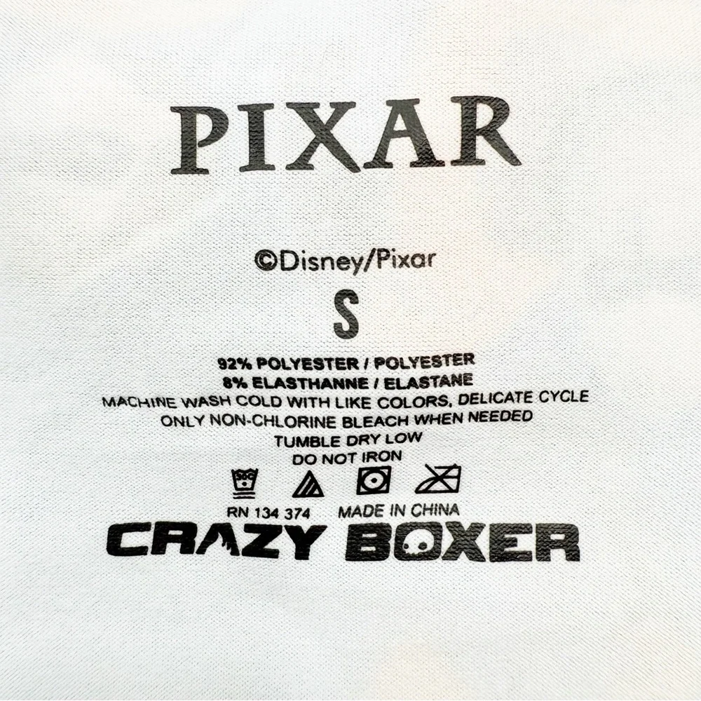 Disney Pixar The Incredibles Crazy Boxer Briefs Mens Small Underwear Blue Gift
